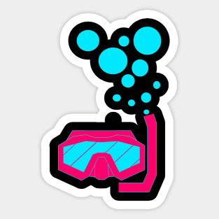 Snorkeling Sticker